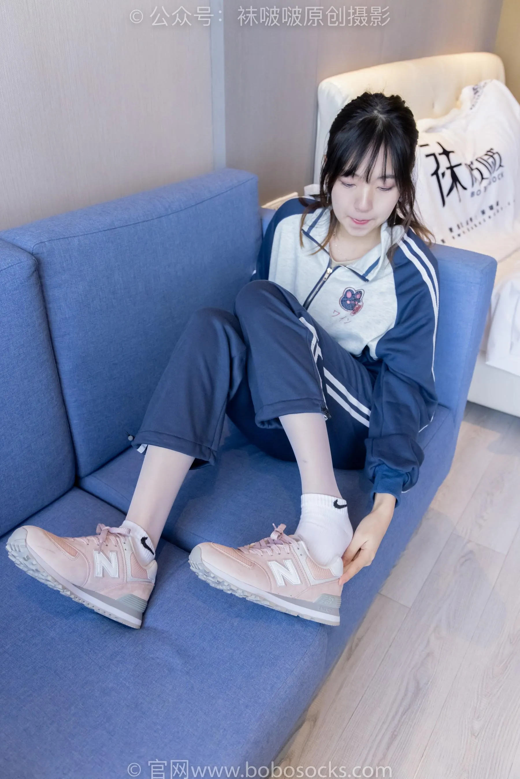 [BoBoSocks袜啵啵]NO.226 小甜豆-运动鞋、白棉袜、白丝 [87P]插图3